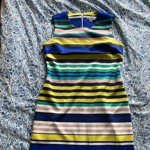 Calvin Klein Stripped Pencil Dress